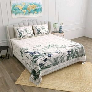King size Pure Cotton Bedsheet with Pillowcovers