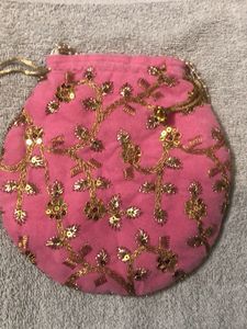 Velvet Potli Bag