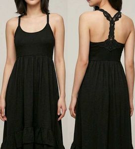 🎀Elegant Black Lace Back Maxi Dress🎀