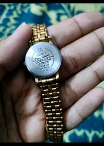 Sonata Gold Watch