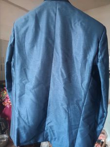Men's Blue Ethnic Jacket