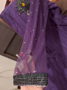 Embellished Purple  3 piece