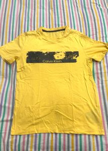 Calvin Klein Yellow T-Shirt