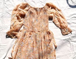 Floral Print Long Dress 👗🌸
