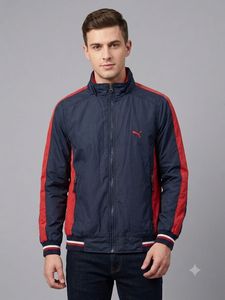 Puma Navy &amp; Red Track Jacket