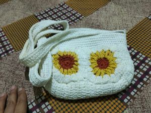 crochet sling bag for women