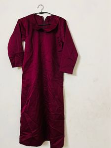 Customised Satin Dress / Kurti Unused