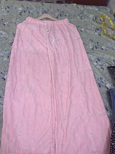 Pink Printed Palazzo Pants