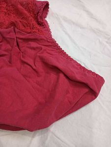 Women's💛 Red Lace Briefs