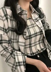 Trendy Plaid Crop Top