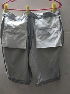 Zara Men's Grey Casual Shorts