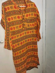 Bhagva Rang Kurti For Men And Women
