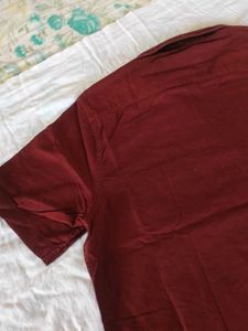 Maroon Casual Shirt For Men