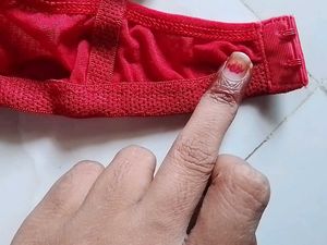 Red Padded Bra