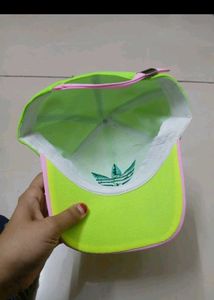 Neon Green &amp; Pink Adidas Cap