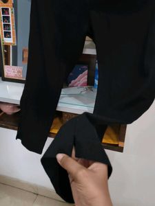 Korean Linen Black Trousers