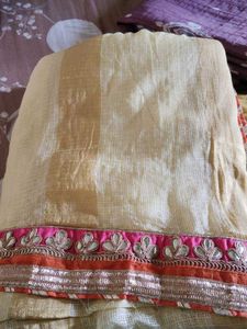 Embroidered Silk Saree