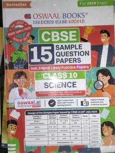 Oswaal CBSE Class 10 Science Sample Papers