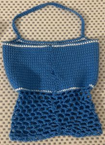 Handmade Blue Crochet Top