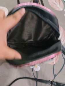 Cute Black Cat Sequin Backpack