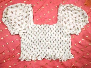 Floral Print Crop Top