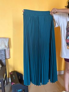 Teal Pleated Pants