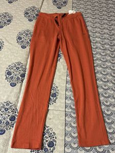 Orange Casual Sweatpants