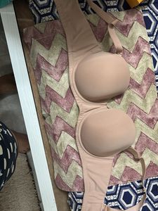 Strapless Padded Bra - Nude
