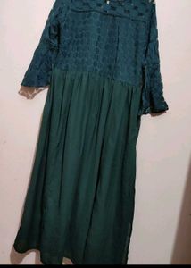 Dark Green Kurti For Girl Or Women 36 Bust