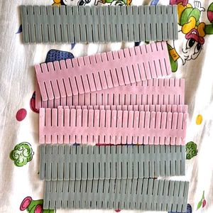 Adjustable Drawer Organiser Dividers( set of 9)