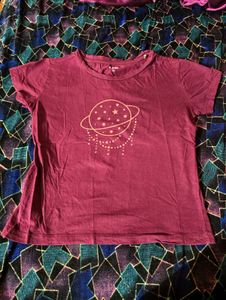 Cute Purple Graphic Tee