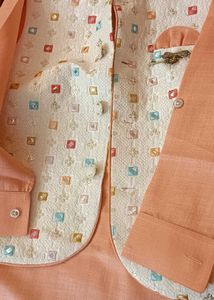 Boys Kurta Jacket Pyjama