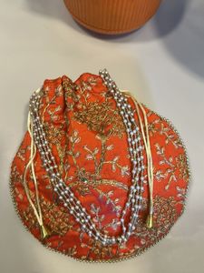 💐💐Embroidered Potli Bag, Brand New