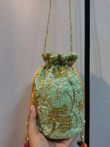 Embroidered Potli Bag