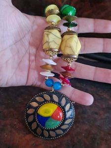 Unique Colorful Statement Necklace