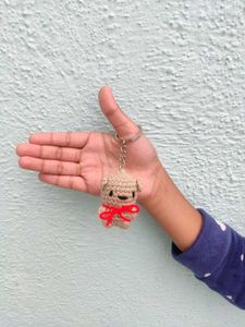 Crochet Bear Keychain
