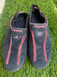 Comfortable Navy &amp; Pink Slip-On Shoes