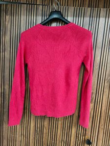 hot red sweater