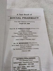 Social Pharmacy Book