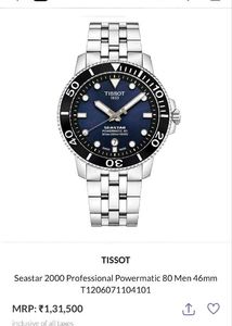 Tissot Seastar Powermatic 80 Watch