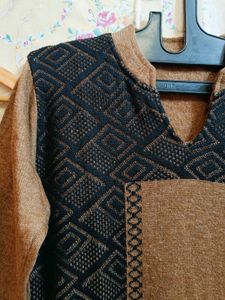 🇳🇿💫🎀Elegant Brown &amp; Black Kurta Set