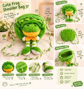 Cute Frog Shoulder Bag