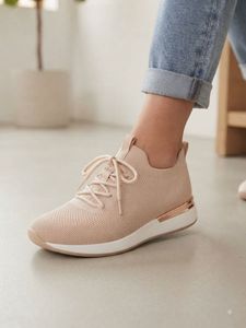 ALDO Pink Knit Sneakers (UK 6)