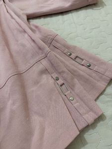 Pink Wide-Leg Pants