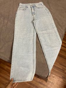 Light Wash Wide Leg Jeans