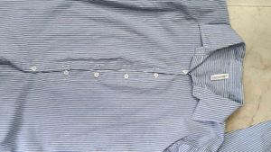 Classic Blue Striped Men's Shirt