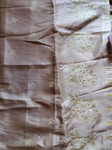 Beige Saree