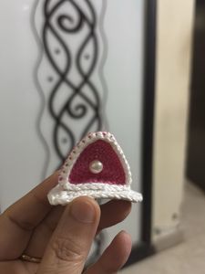 Cute Crochet Cat Ear Hair Clip one pcs