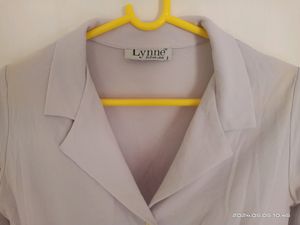 Olive Silver Chiffon Blazer