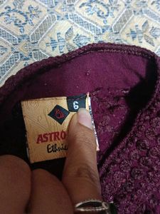 Stylish Purple Kurta